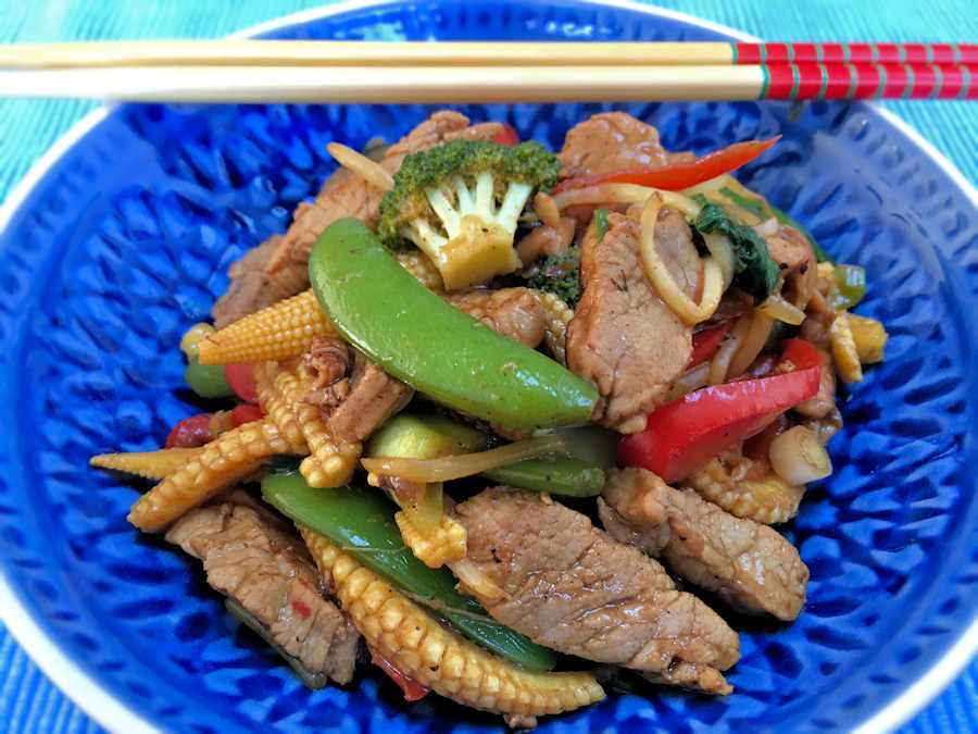 Sticky Pork Stir Fry | Recipe | Cuisine Fiend